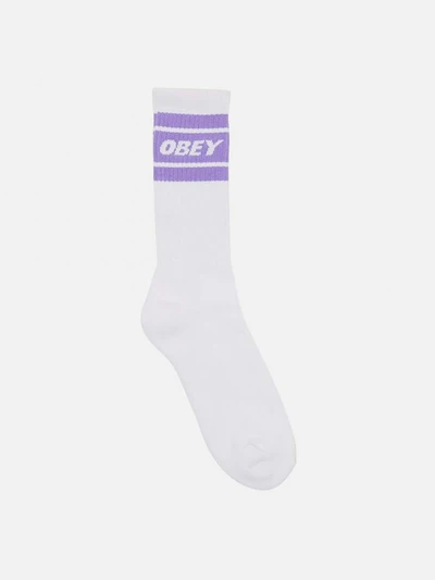 (100260093) 쿠퍼 2 양말 WHITE/LAVENDER SILK